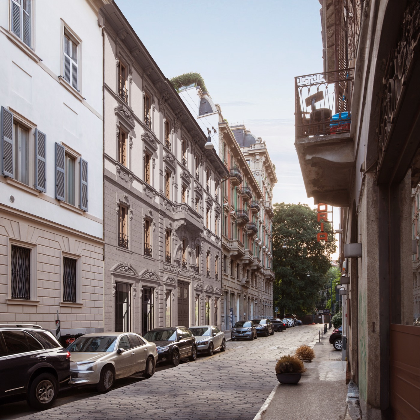 Palazzo Sacchi, parti comuni